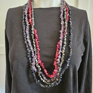 4 Quartz Necklaces Costa-Rica